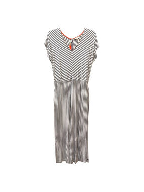 Matilda Jane Womens Size Large Let’s Go Together Stripes All Day Romper Wide Leg